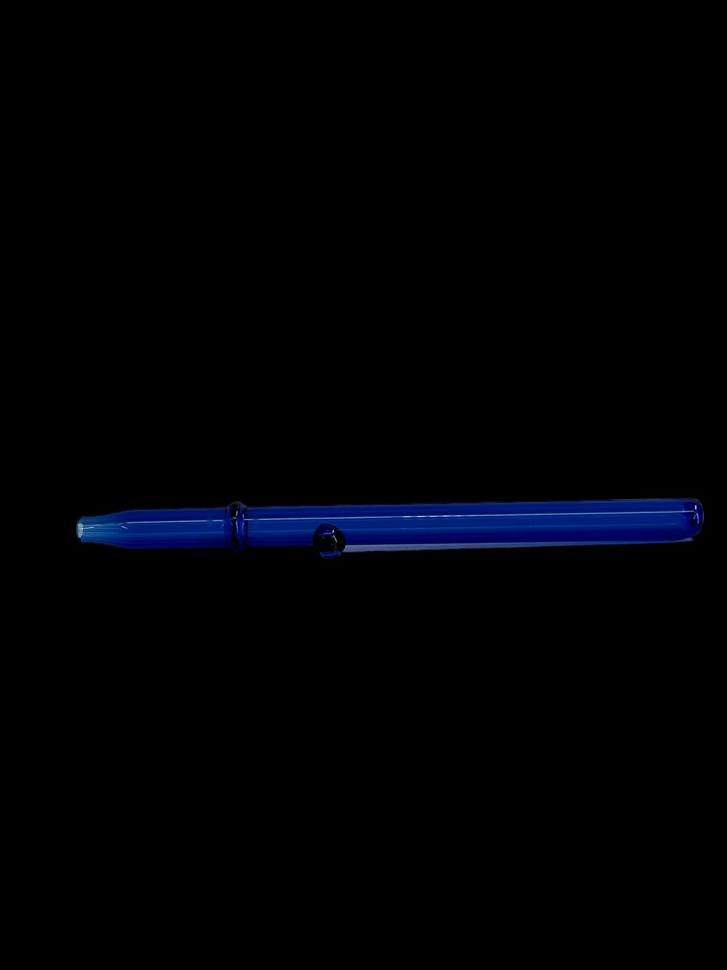 7" Glass Straw - Blue