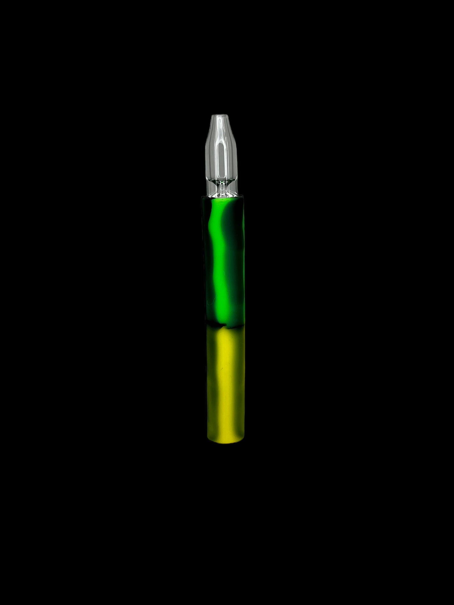 Silicone Straw - Yellow, Green & Black