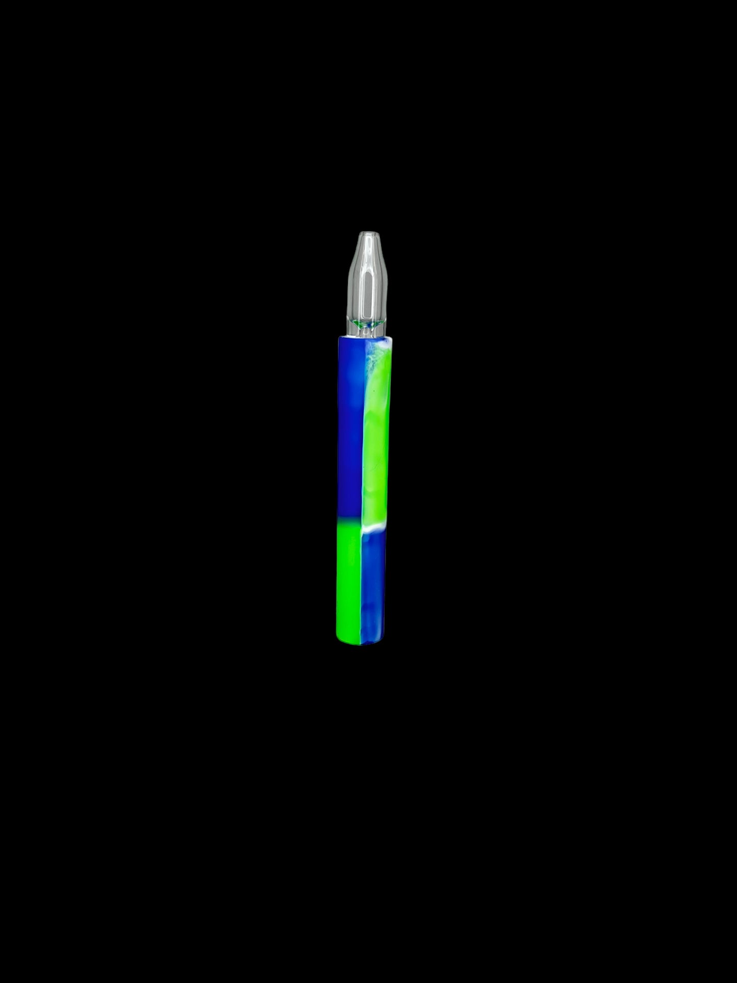 Silicone Straw - Blue, White & Green