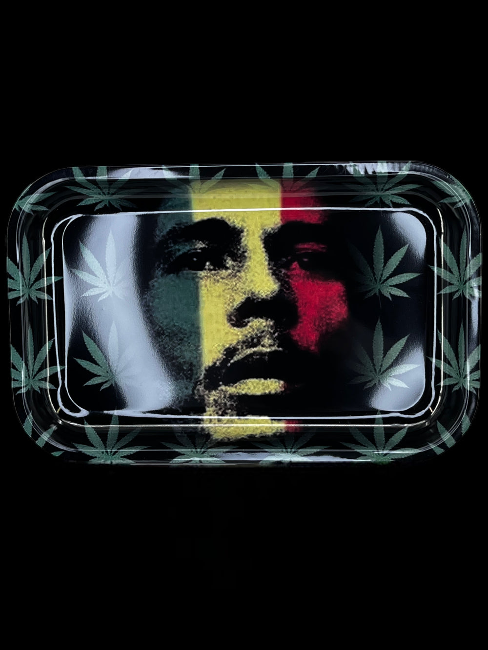 11 x 7 Metal Rolling Tray - Bob Marley